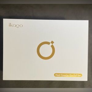 New in box. Unused ikago heat coaster pro full set smart mug coffee mug